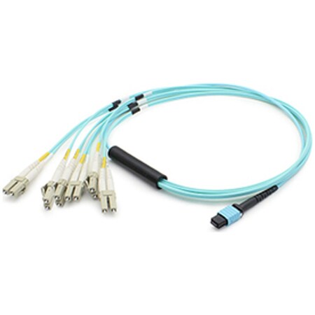 Add-On This Is A 30M Mpo (Female) To 6Xlc (Male) 12-Strand Aqua Duplex ADD-MPO-6LC30M5OM3
